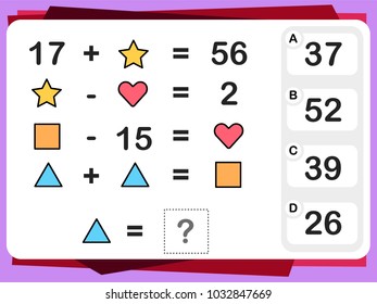 Practice Questions Worksheet for Education and IQ Test [Answer is D]