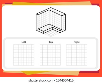 Practice Questions Worksheet for Education and IQ Test. task for the development of logical thinking, vector illustration