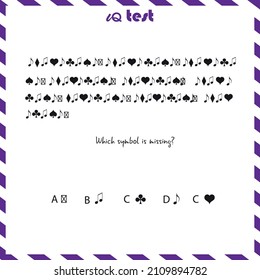 Practice Questions Worksheet for Education and IQ Test. task for the development of logical thinking, vector illustration