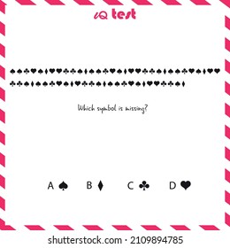 Practice Questions Worksheet for Education and IQ Test. task for the development of logical thinking, vector illustration