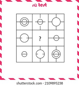 Practice Questions Worksheet for Education and IQ Test. task for the development of logical thinking, vector illustration