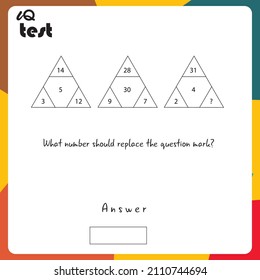 Practice Questions Worksheet for Education and IQ Test. Intelligence questions, Find next - puzzle questions