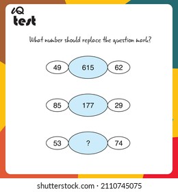 Practice Questions Worksheet for Education and IQ Test. Intelligence questions, Find next - puzzle questions
