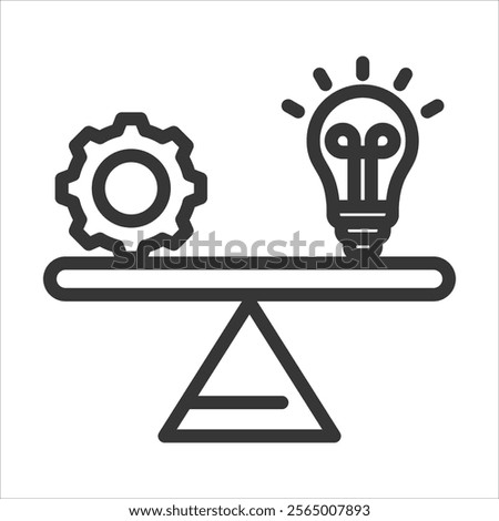 Practice Theory Outline Icon Vector Illustration