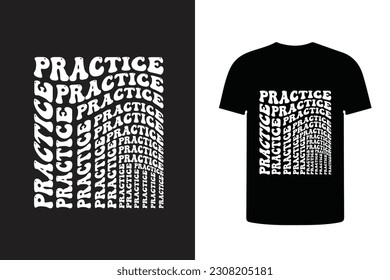 practice typography t shirt design, modern typography design, trendy tee