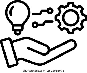 Practices Icon Line Vector Illustration