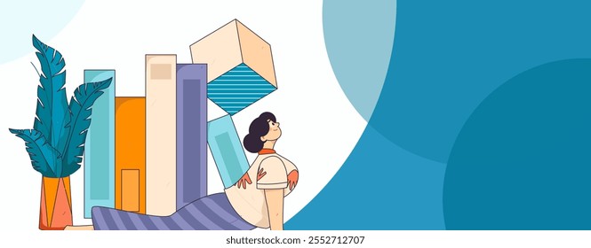 Practicing yoga, physical and mental health, flat vector character concept, operation hand drawn illustration
