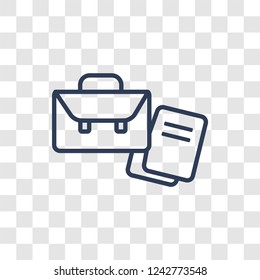 practise areas icon. Trendy linear practise areas logo concept on transparent background from law and justice collection