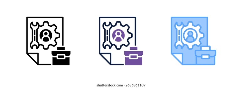 Practitioner Icon Element For Design And Vector
