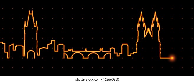 Prague Light Streak Profile