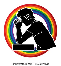 Praise God, Prayer, Christian praying, Thank you GOD graphic vector
