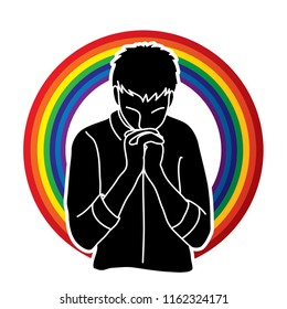 Praise God, Prayer, Christian praying, Thank you GOD graphic vector
