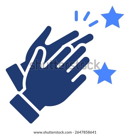 Praise Icon Element for Design