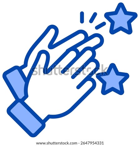 Praise Icon Element for Design