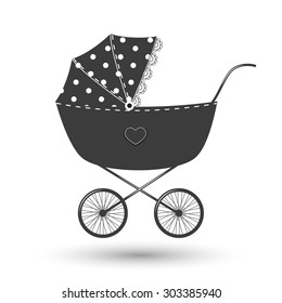 polka dot pram