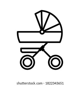 icono del programa. Tirador, icono del vector de carro sobre fondo blanco. ilustración vectorial