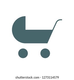 Pram vector icon