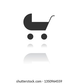 Pram vector icon