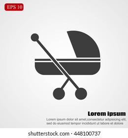 Pram vector icon
