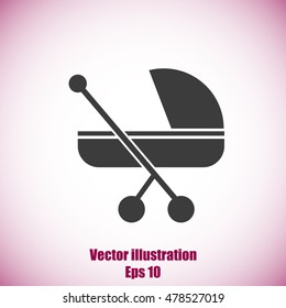 Pram vector icon