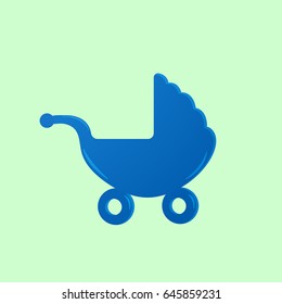 Pram vector icon