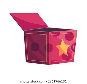 prank box fools day icon isolated