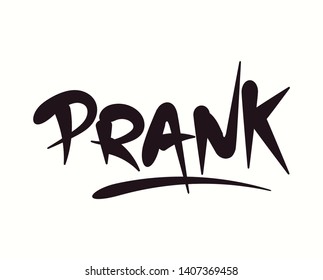 Prank Logo Hand Lettering Style