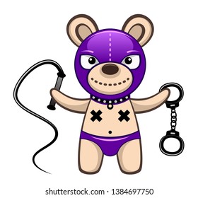 Oso pálido sobre fondo blanco