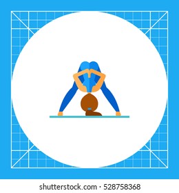 Prasarita Pose Icon