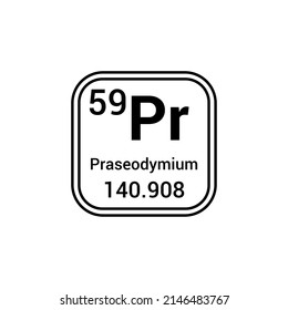 Praseodymium chemical element periodic table