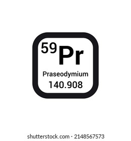 Praseodymium chemical element periodic table