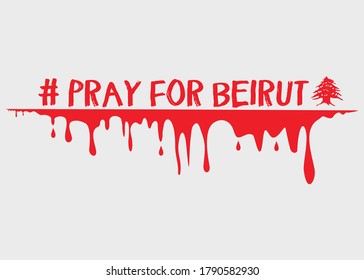 Reza por Beirut. Cartel de apoyo a la explosión en el puerto de Beirut, Líbano