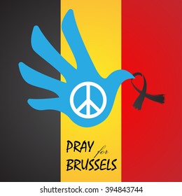 Pray for Brussels, victim of terrorism.