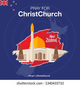 Pray for Christchurch, A messages of support to all victims and everyone affected by the deadly mass shootings at New Zealand mosque.