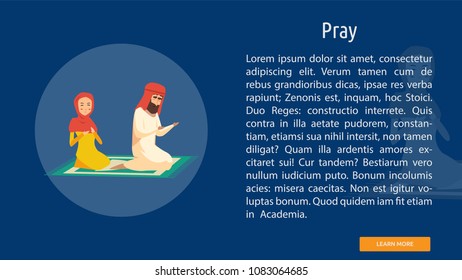 Pray Conceptual Banner