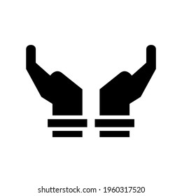 pray icon or logo isolated sign symbol vector illustration - high quality black style vector icons
