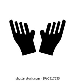 pray icon or logo isolated sign symbol vector illustration - high quality black style vector icons
