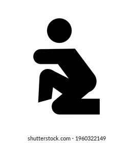 pray icon or logo isolated sign symbol vector illustration - high quality black style vector icons
