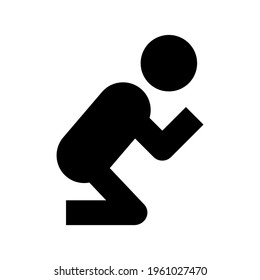 pray icon or logo isolated sign symbol vector illustration - high quality black style vector icons
