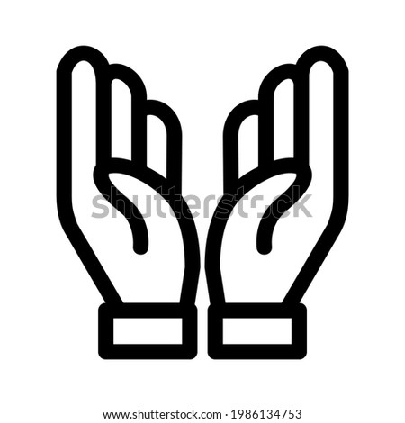 pray icon or logo isolated sign symbol vector illustration - high quality black style vector icons
