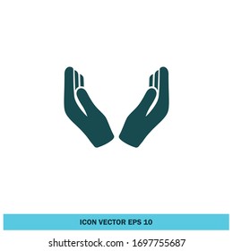 Pray icon symbol design element vector eps 10