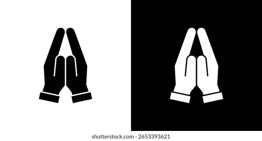 Pray icon Vector scalable graphics