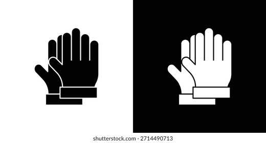 Bete Icons Vektor Silhouette Design. Grafik-Design-Illustration mit Vektorgrafik.