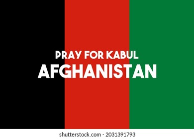 Pray for kabul afghanistan design vector