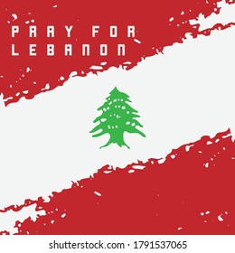 rezar por el diseño de vectores líbano con mapa , rezar por la ilustración de los vectores beirut. diseño para la humanidad, paz, donaciones, caridad