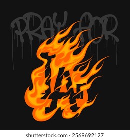 Pray for los angeles. Design for fire disaster