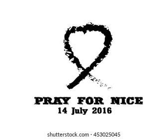 Pray for Nice, 14 July 2016 vector
