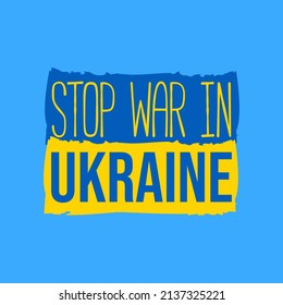 Pray for peace Ukraine Vector flat illustration on white background concept of Praying, mourning, humanity. No war.