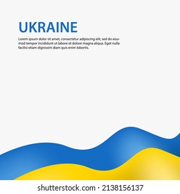 Pray for peace Ukraine Vector flat illustration on white background concept of Praying, mourning, humanity. No war.