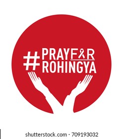 Pray for rohingya, the symbol of humanity and solidarity